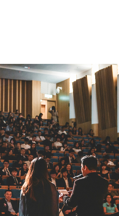 Audiencia en auditorio
